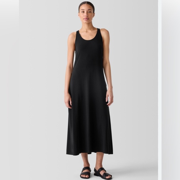 Eileen Fisher Stretch dress black size M - Picture 1 of 5